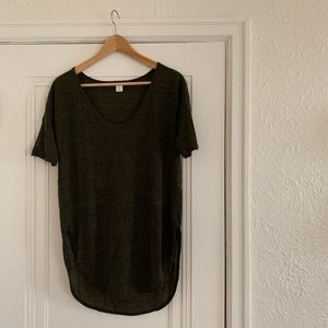 Olive Green Tunic Shirt
